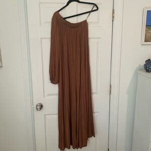 Free People off shoulder oversized romper